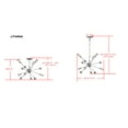 thumbnail image 6 of Safavieh Matrix Sputnik 6 Light Chrome 24.75 in. Dia. Pendant, 6 of 7
