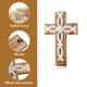 thumbnail image 3 of Cruz de pared OKSQW, 29 x 19 cm, madera, metal, decoración rústica, 3 of 7
