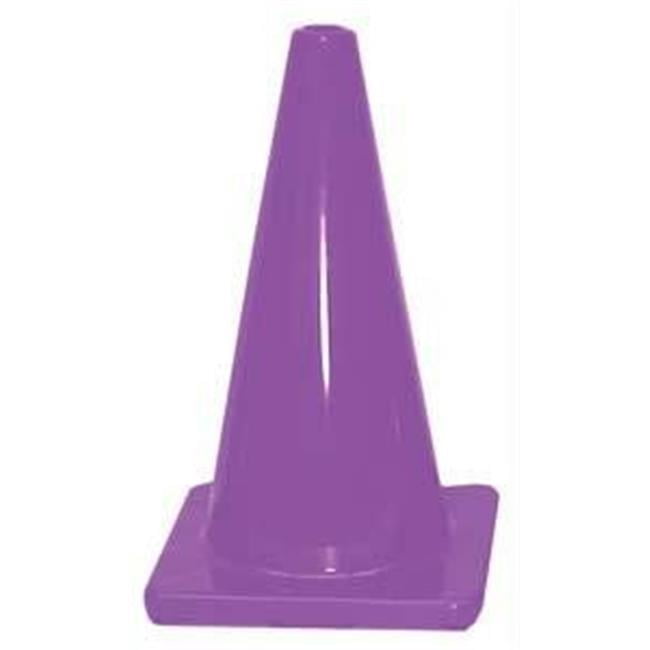 12 in. Height Plastic Cones Purple