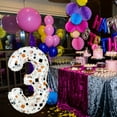 thumbnail image 3 of CSChome Decorative Balloon Number Balloon: Eye-Catching, Creative, Inflatable, Decorative, Exquisite Fragment Printing, Birthday Party Balloon, Party Supplies, 3 of 7