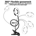thumbnail image 2 of Selfie Ring Light with Cell Phone Holder Stand for Live Stream/Makeup LED Camera, 2 of 20