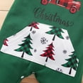 thumbnail image 5 of Jtckarpu My First Christmas Baby Girl Boy Outfit One-Piece Hooded Romper , Elk & Trees Letter Printed Graphic Onesie, 5 of 6