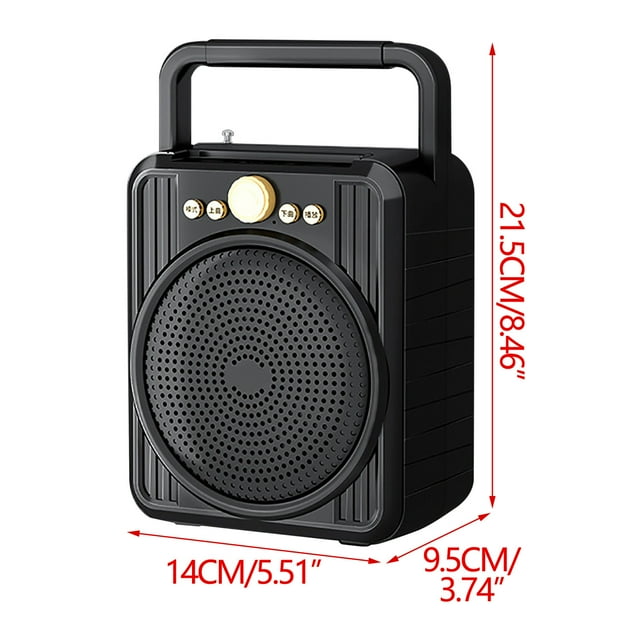 Rbaofujie Bluetooth Speaker Dance Wireless Bluetooth Handheld Speaker Wireless Bluetooth Speaker Portable Bluetooth Speaker
