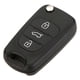 thumbnail image 1 of Estuche de repuesto para llave de automóvil plegable con control remoto de entrada sin llave de 3 botones, combo con i20 i3, como se muestra, como se muestra, 1 of 5