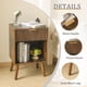 thumbnail image 4 of Mesita de noche Fultyle Mid Century Modern con cajón y almacenamiento, 4 of 7