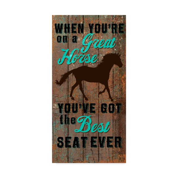 Trademark Fine Art 'Best Horse' Canvas Art by Art Licensing Studio