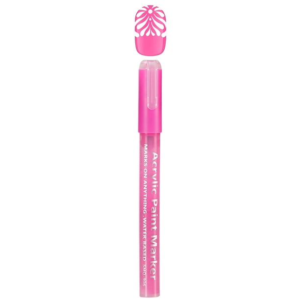 Pisexur Belleza Maquillaje Juego de rotuladores de grafiti para decoración de uñas, secado rápido, para pintar uñas a color, con diseño de flores, 2 mlpara mujeres y hombres