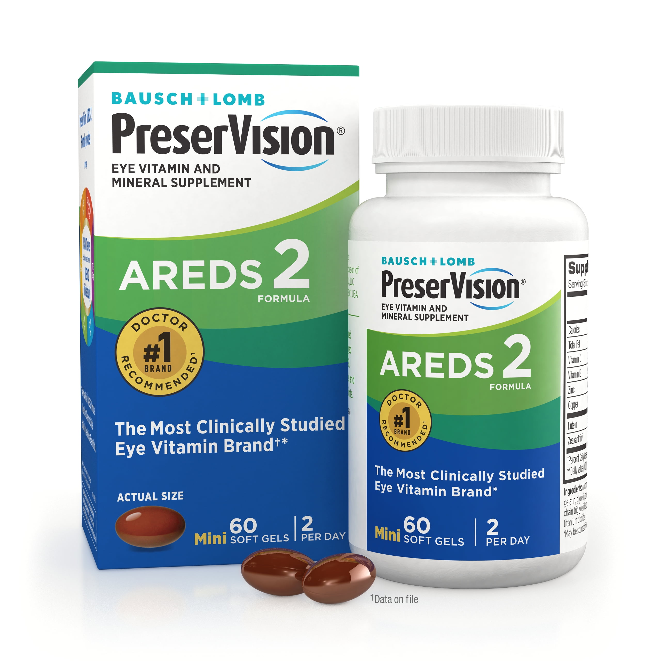 PreserVision® AREDS 2 Formula + Multivitamin, Eye Vitamin and Mineral