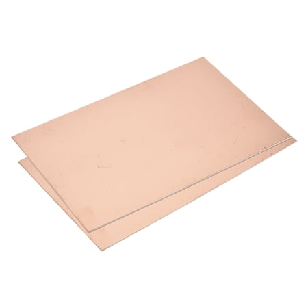 Sourcing Map PCB Plaque Cuivrée FR4 200x100x1.5mm Lot De 5 - Circuit Imprimé Fibre Verre
