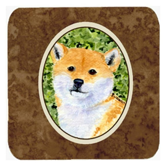 Shiba Inu Foam Coasters, Set - 4