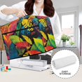 thumbnail image 6 of HELLHERO Xmas Sewing Machine Cover Easy to Clean Reusable Storage Pocket Colorful Leaf Pattern Design, 6 of 8