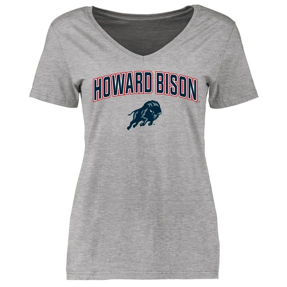Women's Ash Howard Bison Proud Mascot T-Shirt