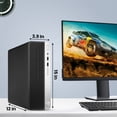 thumbnail image 4 of Restored HP G3 Gaming Desktop SFF PC Computer Intel Core i5-6500 6th Gen. 16GB DDR4, RAM 512GB SSD + 2TB HDD, New 22" LED Monitor, AMD Radeon RX 550 4GB, Bto WiFi, Windows 11 Pro (Refurbished), 4 of 7