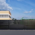 thumbnail image 3 of TMG Industrial 20-ft Driveway Privacy Sliding Wrought Iron Gate, Fully Welded Structure & Panels, In-Ground Rail Track, 3 of 6