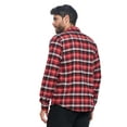 thumbnail image 2 of Ashford & Brooks Men's Flannel Plaid Long Sleeve Button-Up Shirt, 2 of 5