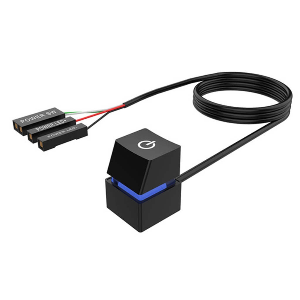 ZENTREE 4M External PC Desktop Computer Power Switch Power Supply Control Adapter Cable