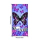 thumbnail image 3 of Toalla de playa estampada de terciopelo de doble cara con mariposa morada, de secado rápido, 1 pieza, toalla de baño para adultos, 150 cm x 70 cm, toalla de playa de microfibra, 3 of 5
