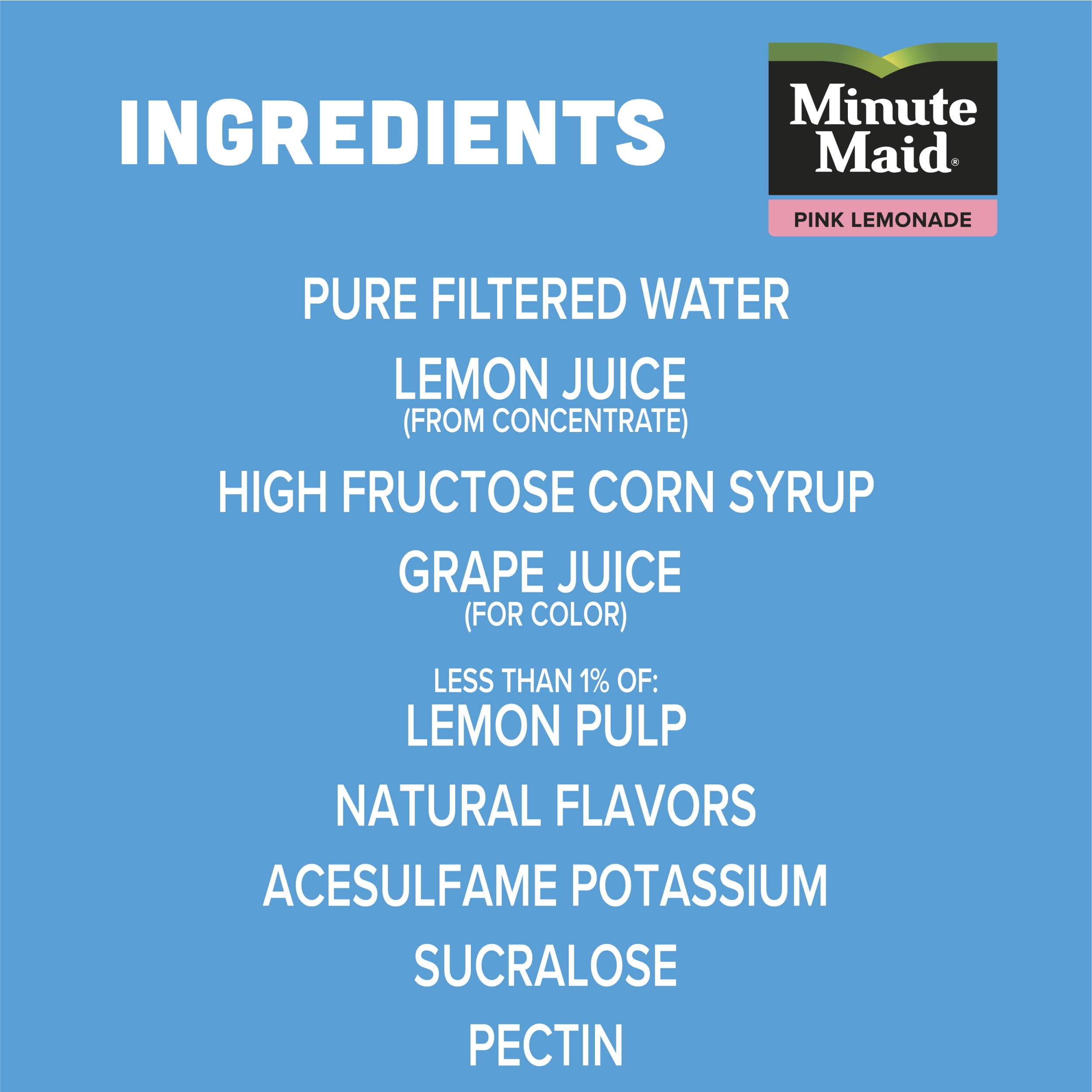 Minute Maid Pink Lemonade, Fruit Drink, 59 fl oz