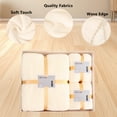 thumbnail image 5 of Kezqiaxn Bath Towels Set of 3, Coral Velvet Bathroom Set Bath Towel Facetowel Towels Gift Box Set Thickens and Absorbs Quick Dry Towel for Gym Pool Yoga Hotel Beige, 5 of 6