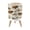 Color 1, variant on Small Trash Can with Lid Bison Wildlife Watercolor Seamless Prairie Grass Rocks Earth Tone 1.8 Gallon Dog Proof Trash Can Round Garbage Can Waste Bin Wastebasket for Bathroom Bedroom Living Room
