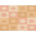 thumbnail image 1 of Ahgly Company Indoor Rectangle Patterned Pastel Orange Area Rugs, 7' x 9', 1 of 6