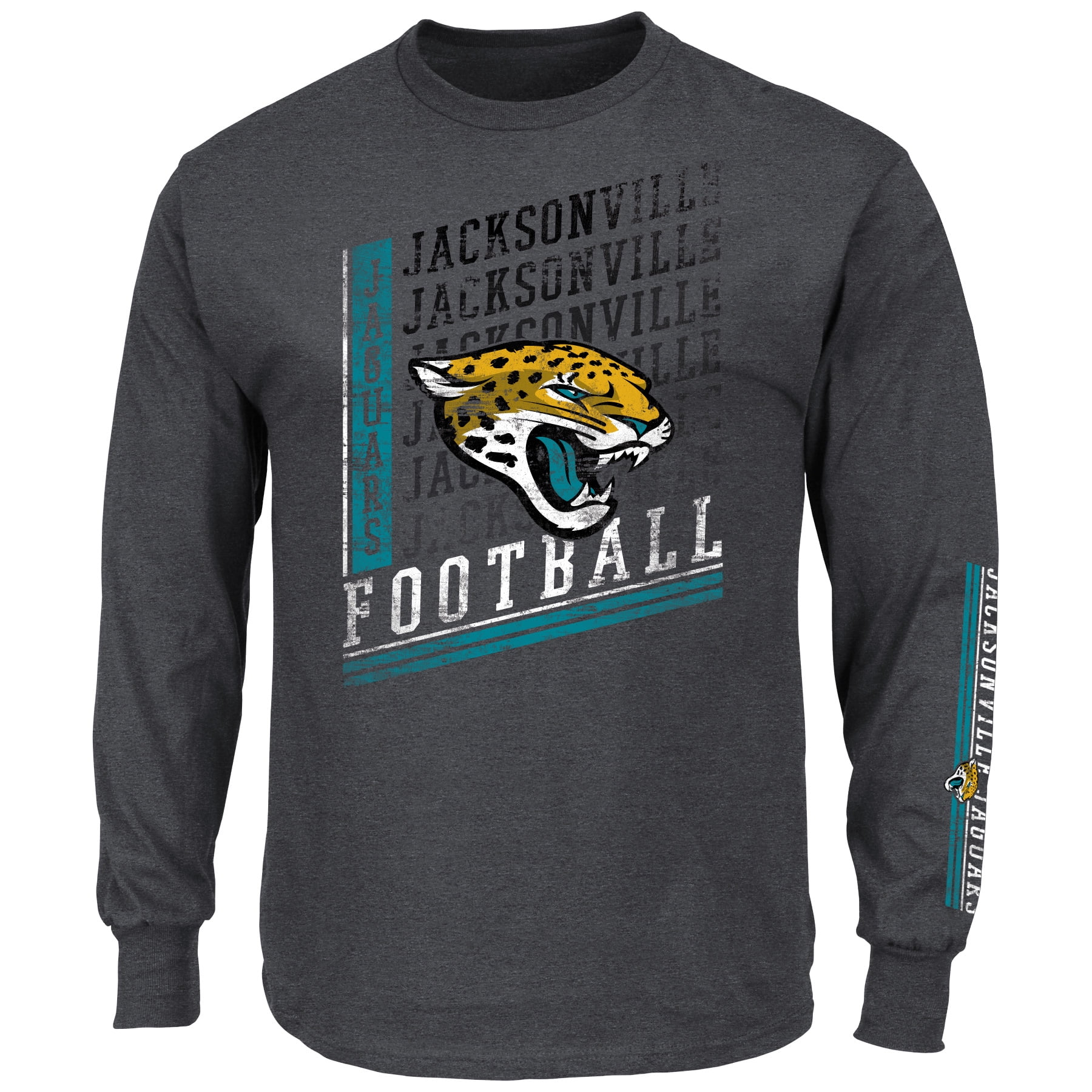 Jacksonville Jaguars Majestic Big & Tall Dual Threat Long Sleeve T