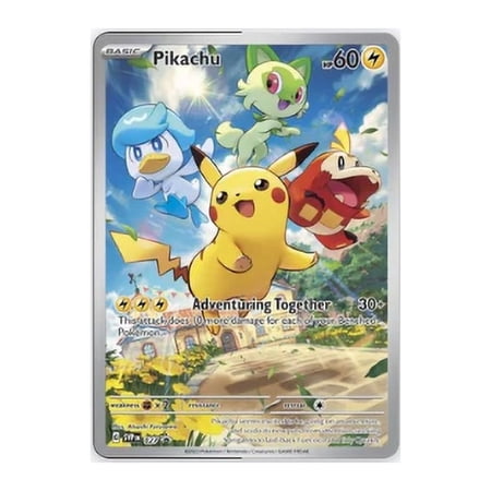 Pokemon Pikachu SVP 027 Paldea Evolved Elite Trainer Box Black Star Promo