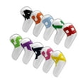 thumbnail image 1 of 10Pcs Golf Iron Head Covers Lightweight Sticker Protector Large Number Fashion for Sports Gift Travel C, 1 of 9