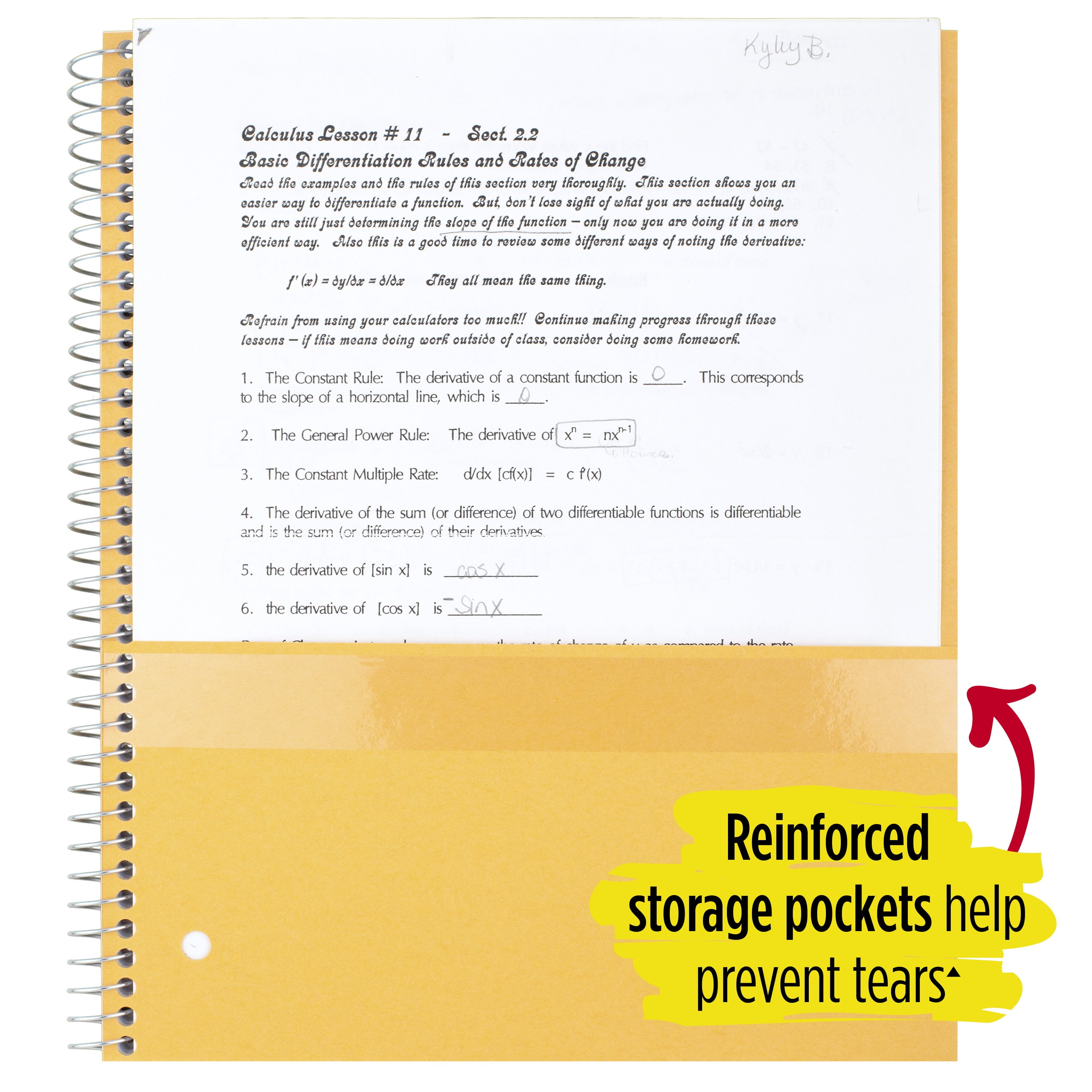 Five Star Wirebound Notebook, 1 Subject, Quad Ruled, Black