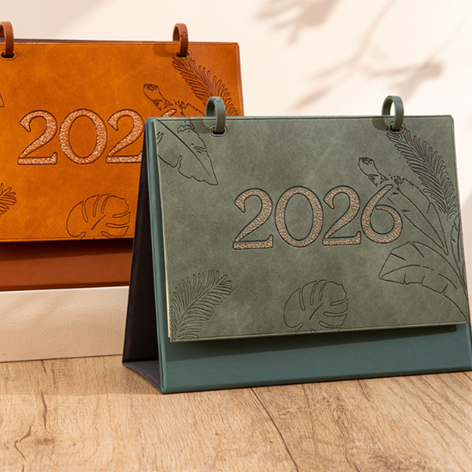 Desk Calendar, 2026 Desk Calendar Planner Double Coil Binding Calendar Standing Flipped Small Desktop Organizers Decors