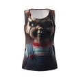 thumbnail image 4 of Lsque Chucky Printed Workout Tank Tops for Women, Athletic Sports Tank Tops, Compression Sleeveless Dry Fit Shirts,Sleeveless Yoga Shirt-Medium, 4 of 9