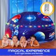 thumbnail image 3 of W&amp;O Galactic Aerodome with LED Lights - Inflatable Space Fort for Kids Aged 3-12, Inflates in Seconds Creating an Immersive Galactic Experience (Fan Not Included), 3 of 6