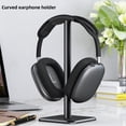 thumbnail image 4 of Mosiee Headphone Holder Rack Aluminium Alloy Headset Support Stand Space Saving Desktop Organizer Display Earphone Mount Hanger, 4 of 5
