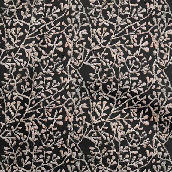 oneOone Viscose Chiffon Black Fabric Asian Block Fabric For Sewing Printed Craft Fabric By The Yard 42 Inch Wide