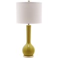 thumbnail image 3 of Safavieh Mae Long Neck Ceramic Table Lamp in Mustard Yellow (Set of 2), 3 of 5