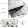 thumbnail image 6 of Area Rug for Living Room, Blue Pink Hydrangea Non-Slip Indoor Large Carpet for Bedroom/Dining Room, Eucalyptus Leaves Wooden Summer Botanical Washable Low-Profile Floor Mat Runner Rugs - 2.7 x 5 Ft, 6 of 7