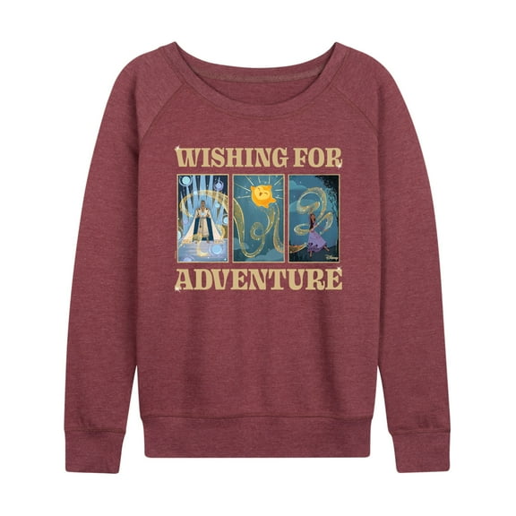 Disney Wish - Wishing For Adventure - Women's Lightweight French Terry Long Sleeve Shirt