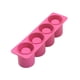 thumbnail image 1 of Advancent Herramientas para cubitos de hielo de 4 agujeros, bandeja para moldes, fácil de hacer, multiherramienta, reutilizable, conveniente, Type3 NO3, 1 of 6