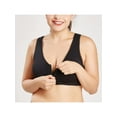thumbnail image 6 of Women's Zip Front Closure Sports Bra Ultra-thin Large Bra Sports Bra Front Zipper Full Cup Padded Tops Seamless Wirefree Active Workout Gym Yoga Bras, 6 of 7