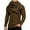 Brown, variant on Knit Turtleneck Sweater For Men Winter Solid Color Cowl Neck Sweater Shawl Collar Pullover Sweater 2025 Casual Slim Button Textured Sweaters White