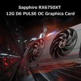 thumbnail image 2 of Tarjeta grafica Sapphire RX6750XT 12G D6 PULSE OC Tarjeta gráfica 12G/192bit/GDDR6 Memoria hasta 2618MHz Frecuencia Ventiladores duales HD+3 * Puertos DP Abanopi Tarjeta grafica, 2 of 6