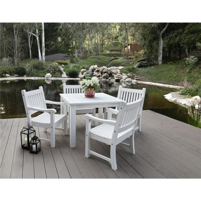 Sunrise Outdoor Dining Table, White