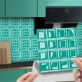 thumbnail image 2 of Moocorvic 10Pcs Waterproof Non-Woven Fabric Wall Tiles Sticker for Home Decor, Self-Adhesive Peel and Stick Backsplash Tile Decals for Kitchen Bathroom Decor, 2 of 8