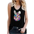 thumbnail image 2 of Black*Friday Deals 50% Off Clear!GaThRRgYP Off the Shoulder Tops for Women,Womens Blouses and Tops Dressy,Women's Pullover Sleeveless Printing Solid Color Vest Tops, 2 of 4