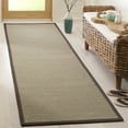 thumbnail image 4 of SAFAVIEH Natural Fiber Keane Solid Sisal Area Rug, Sage/Brown, 6' x 6' Square, 4 of 10
