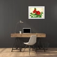 thumbnail image 3 of Segrest, Jane 24x19 White Modern Wood Framed Museum Art Print Titled - Red Hibiscus, 3 of 4