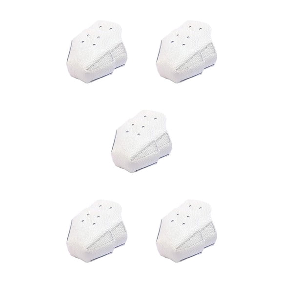 Naiovety 1 par de protectores para los dedos de los pies con 4 agujeros, protección constante, protectores para los dedos de los pies de los No. 4 5piezas