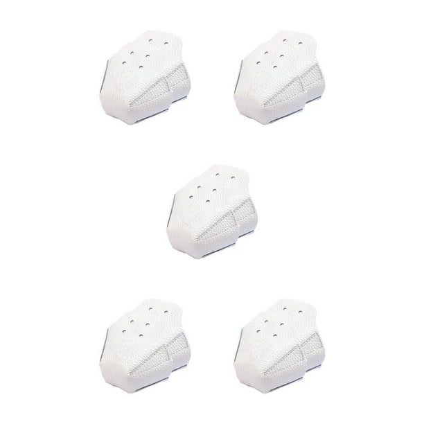 Naiovety 1 par de protectores para los dedos de los pies con 4 agujeros, protección constante, protectores para los dedos de los pies de los No. 4 5piezas
