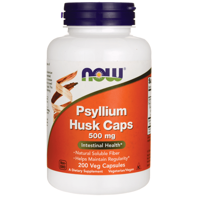 NOW Foods Psyllium Husk 500 mg. 200 Vegetable Capsule(s) Walmart