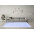 thumbnail image 3 of Ahgly Company Indoor Round Solid Blue Modern Area Rugs, 7' Round, 3 of 4